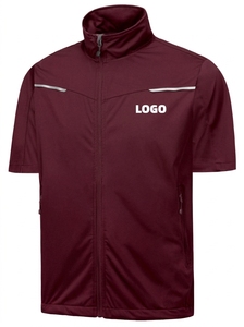 Veste d'extérieur coupe-vent doublée polaire softshell pour homme, 10 % élasthanne, col montant, grande taille, coupe-vent sport, veste chaude d'hiver OE - Product Image 3