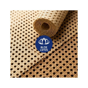 BLUE LOTUS Modern Rattan Webbing Cane Eco-Friendly Handmade Durable Lightweight Roll for Living Room Door Inserts Decorative - Product Image 1