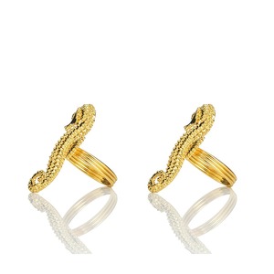 Anillo para Servilletas con Diseño de Caballito de Mar Dorado, Elegante Decoración Marina para Mesa, Temática de Playa, Bodas y Eventos - Product Image 2