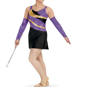 Vestido de Majorette de Tela Transpirable, Cómodo de Usar, para Competiciones y Eventos Escolares - Product Image 1