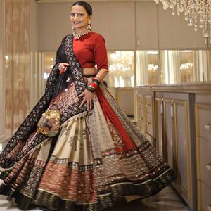 Lehenga Choli Bordado para Mujer, Estilo Indio Pakistaní, para Fiestas, Corte Regular, Secado Rápido, Traje Festivo - Product Image 4