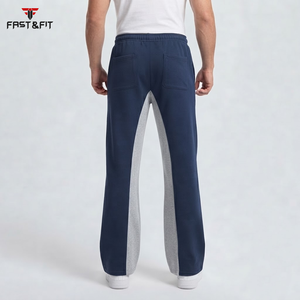 Custom Design 2026 Streetwear Men Flared Pants High Quality Custom Made Plus Size Flared mens pants - Product Image 2