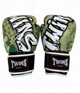 Gants de boxe en cuir jaunes personnalisés, dernière collection, à succès, avec sangles réglables auto-agrippantes pour le kick-boxing et les arts martiaux - Product Image 4