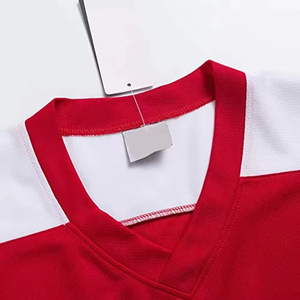 Maillot de hockey sur glace d'hiver imprimé, 100 % polyester, respirant, personnalisable avec nom d'équipe, service OEM, faible MOQ, confortable, pour hommes - Product Image 4