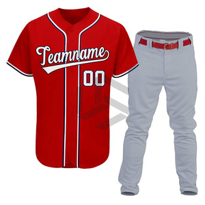 Manufacturer's Unique Design <b>Baseball</b> Jersey Custom Made Plus Size 100% Polyester Breathable Quick Dry Unisex Adult Latest - Product Image 5