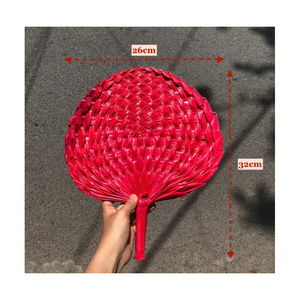 HOT DEAL 2026 Handmade <b>Bamboo</b> Fan & Rattan Lining Eco-Friendly Summer Cooling Wedding Decor or Gifts at Competitive Factory - Product Image 5