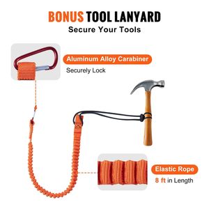 Corda da Arrampicata con Anello Girevole in Acciaio da 16mm, 3,6m, con Moschettone in Lega d'Acciaio e Gancio a Scatto in Alluminio, Accessori per Attrezzatura da Arrampicata - Product Image 4