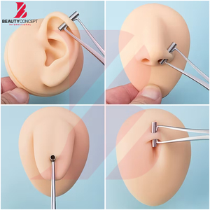 Herramienta de Perforación de Oreja, Nariz y Labio de Acero Inoxidable de Grado Médico, Reutilizable, Resistente, de Primera Calidad, Nueva Tendencia 2026, Servicio OEM ODM - Product Image 4