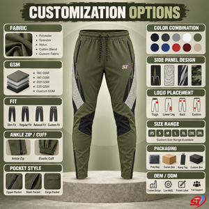 Pantalon d'entraînement de football léger pour homme, personnalisé, avec cordon de serrage, coupe fuselée Velocity Rail, séchage rapide et extensible pour le soccer - Product Image 5