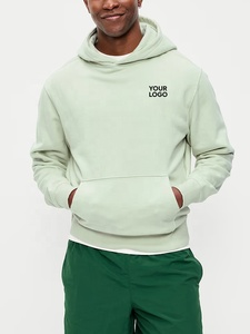 100% Cotton Hoodies Blank <b>Thick</b> <b>Fleece</b> Heavy Weight Oversized Hoodies Custom Print Logo Men's Hoodies & Sweatshirts - Product Image 2