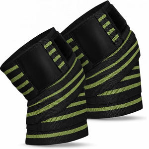 En gros Bandages de compression pour genoux pour l'entraînement, le fitness, l'haltérophilie, la force athlétique et les squats, en Spandex Nylon fin - Product Image 1