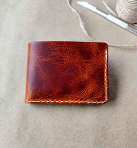 Cartera Bifold Clásica Hecha a Mano de Cuero Genuino con Bloqueo RFID, Cierre Abierto y Elegante para Hombre BFW-0090 - Product Image 3