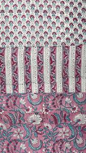 Breathable Eco Friendly Hand Block Printed 100%Cotton Fabric Handcrafted Jaipur Heritage Traditional Block Print Cotton Fabric - Product Image 6