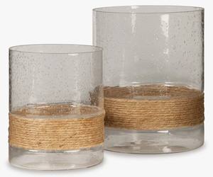 Porte-bougie rond en verre fait main pour la décoration de la maison, Pâques, anniversaire, Noël, centre de table de mariage - Product Image 5