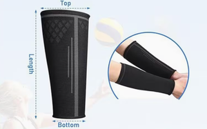 Manchons de protection solaires noirs pour hommes, manches longues, en soie glacée, protection UV UPF50+, toutes saisons, HAWK SPORTS INDUSTRIES - Product Image 3