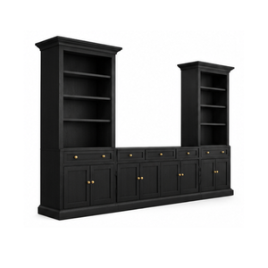 Mueble de Entretenimiento Clásico de Madera de Teca Sólida, Mueble de TV para Sala de Estar, Vitrina de Exhibición, Mueble de Almacenamiento - Product Image 4