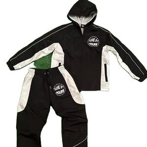 Fabricante OEM de Nylon, Ropa Deportiva Personalizada de Alta Calidad, 100% Algodón, Sudadera con Capucha, Tallas Grandes, Conjuntos Deportivos Casuales de Invierno para Clubes y Equipos - Product Image 1