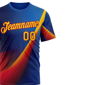 เสื้อยืดทรงปกติขายดีสำหรับฤดูร้อน ระบายอากาศได้ดี เป็นมิตรกับสิ่งแวดล้อม ผลิตจากโพลีเอสเตอร์ สไตล์สตรีท พิมพ์ลายแบบซับลิเมชั่น - Product Image 3