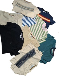 T-shirt à col rond décontracté pour hommes 100% coton séchage rapide respirant solide imprimé motif fil teint lavé Techniques imprimé Design - Product Image 6