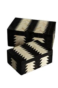 Grand Royal Artisan Bone Inlay <b>Jewelry</b> <b>Organizer</b> Handmade in India with Custom Design for Sophisticated Interior Decor - Product Image 2