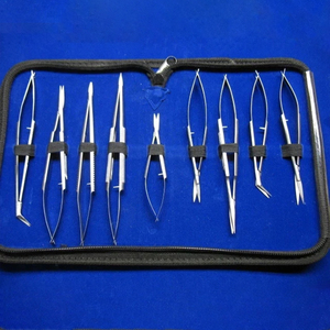 Kit Oftálmico de Microcirugía Castroviejo de 9 Piezas, Grado O.R. - Product Image 1