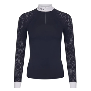 Camiseta de algodón de alta calidad al por mayor, camiseta de marca propia personalizada, ropa de mujer, camisetas para equitación - Product Image 4