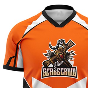 Maillot de basketball géométrique blanc et orange pour homme, col en V, sans manches, anti-humidité, coupe athlétique, impression sublimée - Product Image 6