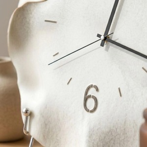Premium Quality White Stylish <b>Table</b> <b>Clock</b> Suitable For Homes Kitchen Offices Bedrooms And Time Display Use From India - Product Image 3