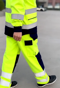 High Quality Cotton <b>Fire</b> Fighting Suit ANSI Class 2 Waterproof Fireproof Firemen Suit Flame Retardant <b>LED</b> Flash Customized Logo - Product Image 3