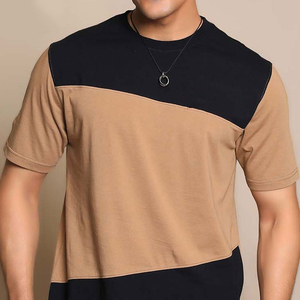 Manufactures Design 100% Cotton <b>Canvas</b> Breathable Plain Short Sleeve T-shirt Heavyweight <b>Blank</b> Custom Logo Regular Men's T-shirt - Product Image 4