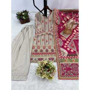 ชุดเสื้อผู้หญิงสวยงามพร้อมผ้าคลุมไหล่แฟนซีสำหรับงานปาร์ตี้ - Product Image 4