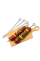 Les brochettes polyvalentes en acier inoxydable sont un indispensable de cuisine, durables, réutilisables et prêtes pour toutes vos aventures culinaires.