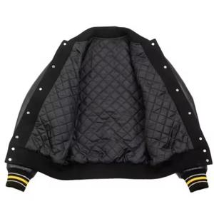 Vestes universitaires pour hommes en gros, vestes universitaires vierges, vestes universitaires personnalisées avec logo, vestes universitaires simples pour hommes - Product Image 3