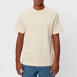 Black Custom Men's T-Shirts <b>Short</b> Sleeve O-Neck 100% Cotton Worsted Fabric Front Logo Formal Style Loose Fit Anti-Pilling Summer - Product Image 1