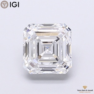 Excelente Diamante CVD Cultivado en Laboratorio con Corte Asscher de 1.50 Quilates, Color D, Claridad VS1, Certificado por IGI, para Anillo de Alta Gama - Product Image 1