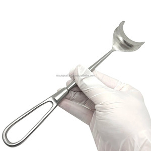 Ciseaux chirurgicaux |   Instrument manuel réutilisable en acier inoxydable long et courbé pour la gestion des tissus mous en chirurgie maxillo-faciale CE - Product Image 5