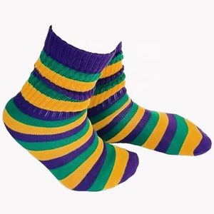 Nuevos Calcetines de Punto Holgados, Diseño Sólido, Calcetines Deportivos para Hombre con Logotipo Personalizado, Calcetines de Fútbol para Mujer, Ropa para el Mardi Gras - Product Image 2