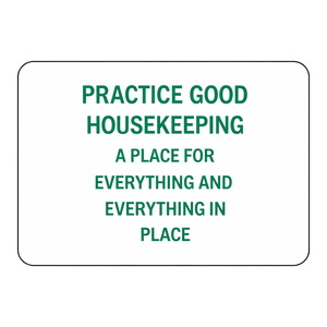 ป้ายเตือนพื้นเปียก Brady Good Housekeeping ขนาด 7x10 นิ้ว แบบพับได้ เพื่อความปลอดภัยในสถานที่ทำงาน - Product Image 2