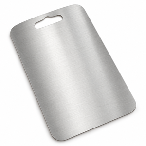 Planche à découper en acier inoxydable, double face, planche à découper de qualité alimentaire, planche à découper rectangulaire pour cuisine et restaurant - Product Image 5