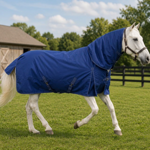 True Blue 600 Denier 200 GSM Synthetic Paddock Combo Turnout Blanket Polyester-Filled Model ESE-TR-004 - Product Image 6