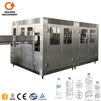 Machine de remplissage d'eau gazeuse entièrement automatique à grande vitesse pour bouteilles en PET