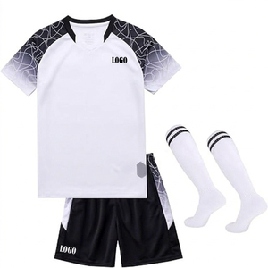 Maillot de football pour enfants, style équipe, uniformes officiels d'équipe, impression de logo personnalisée, prix de gros direct usine, 100% polyester - Product Image 1
