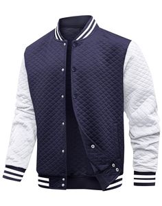 Latest Varsity Jacket In Different Sizes Custom Made Logo Design <b>Men</b> Varsity Jacket In Solid Color with Low MOQ - Product Image 6