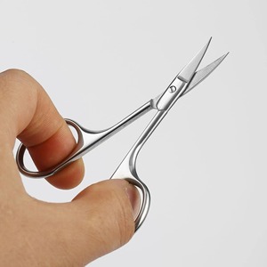 Ciseaux professionnels pour sourcils, ciseaux à cuticules, coupe-ongles courbé, coupe-peaux mortes, outil de manucure - Product Image 1