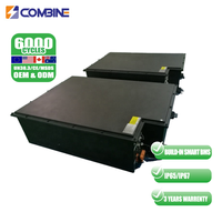 Système de batterie au lithium 400V haute tension 460Ah IP67 pour chantier, refroidissement liquide pour excavatrice électrique