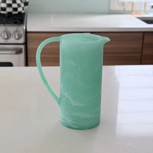 Premium Contemporary Resin Serving Jug with Elegant Artistic Finish for <b>Water</b> Juice Beverage Presentation and Luxury Interior - Product Image 2