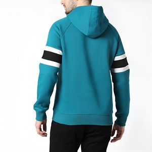 Ensemble sweat à capuche et jogging en polaire pour homme, style streetwear décontracté, coupe ample, avec logo personnalisé disponible pour la vente en gros et l'approvisionnement en vrac - Product Image 3