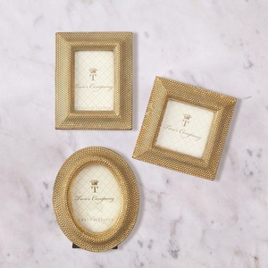 Classic Luxury Gold Beaded <b>Metal</b> <b>Photo</b> <b>Frame</b> Set Decorative Elegant Vintage Oval Square Rectangle Picture <b>Frames</b> for Home Decor - Product Image 2