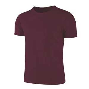 T-shirt à manches courtes pour homme, col rond, couleur unie, coupe classique, 100% coton jersey, vêtements décontractés - Product Image 1