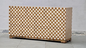 Bone Inlay Handmade Wooden <b>Sideboard</b> Cabinet with Modern Design Eco-Friendly <b>Storage</b> for Living Room Hotels & Schools - Product Image 5
